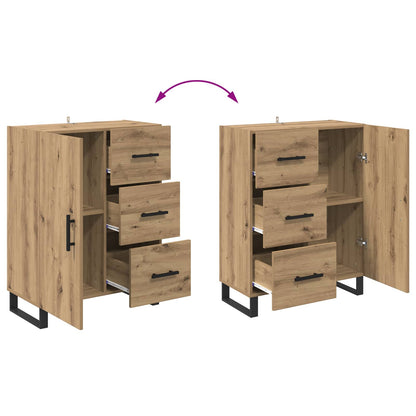 Sideboard with Drawer Artisan Oak 69.5 x 34 x 90 cm