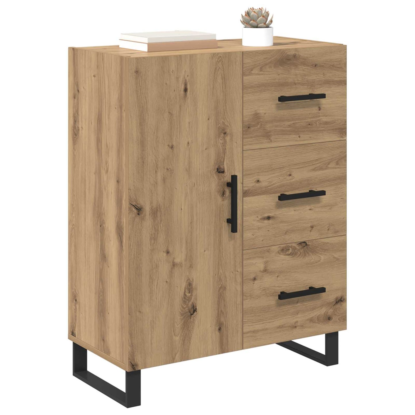 Sideboard with Drawer Artisan Oak 69.5 x 34 x 90 cm