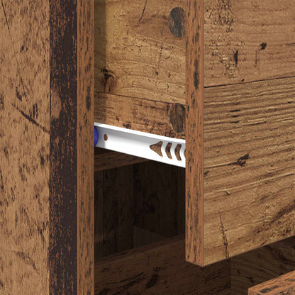 Sideboard Old wood 34 x 34.5 x 90 cm Engineered wood