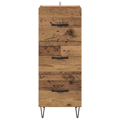 Sideboard Old wood 34 x 34.5 x 90 cm Engineered wood
