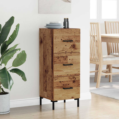 Sideboard Old Wood 34.5 x 34 x 90 cm Engineered Wood