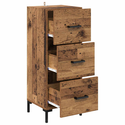 Sideboard Old Wood 34.5 x 34 x 90 cm Engineered Wood