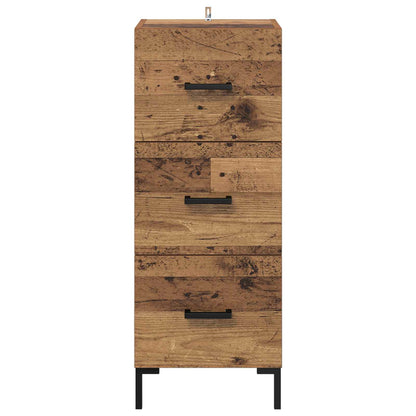 Sideboard Old Wood 34.5 x 34 x 90 cm Engineered Wood