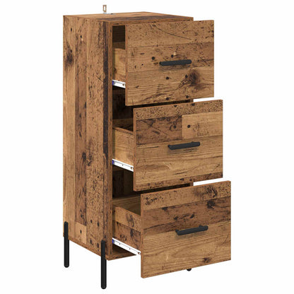 Sideboard Old wood 34 x 34.5 x 90 cm Engineered wood