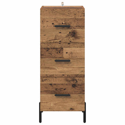 Sideboard Old wood 34 x 34.5 x 90 cm Engineered wood