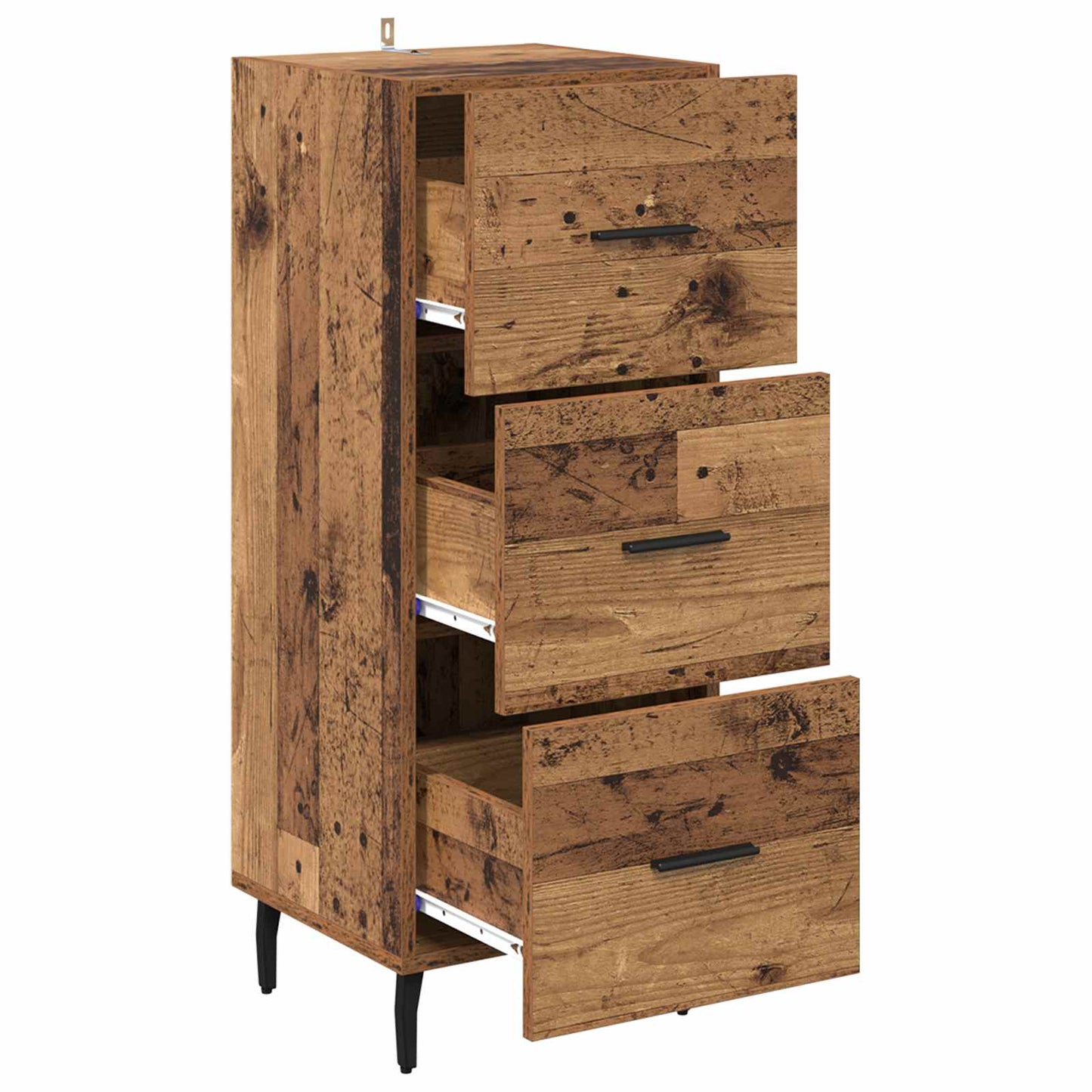 Sideboard Old wood 34 x 34.5 x 90 cm Engineered wood