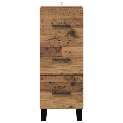 Sideboard Old Wood 34.5 x 34 x 90 cm Engineered wood