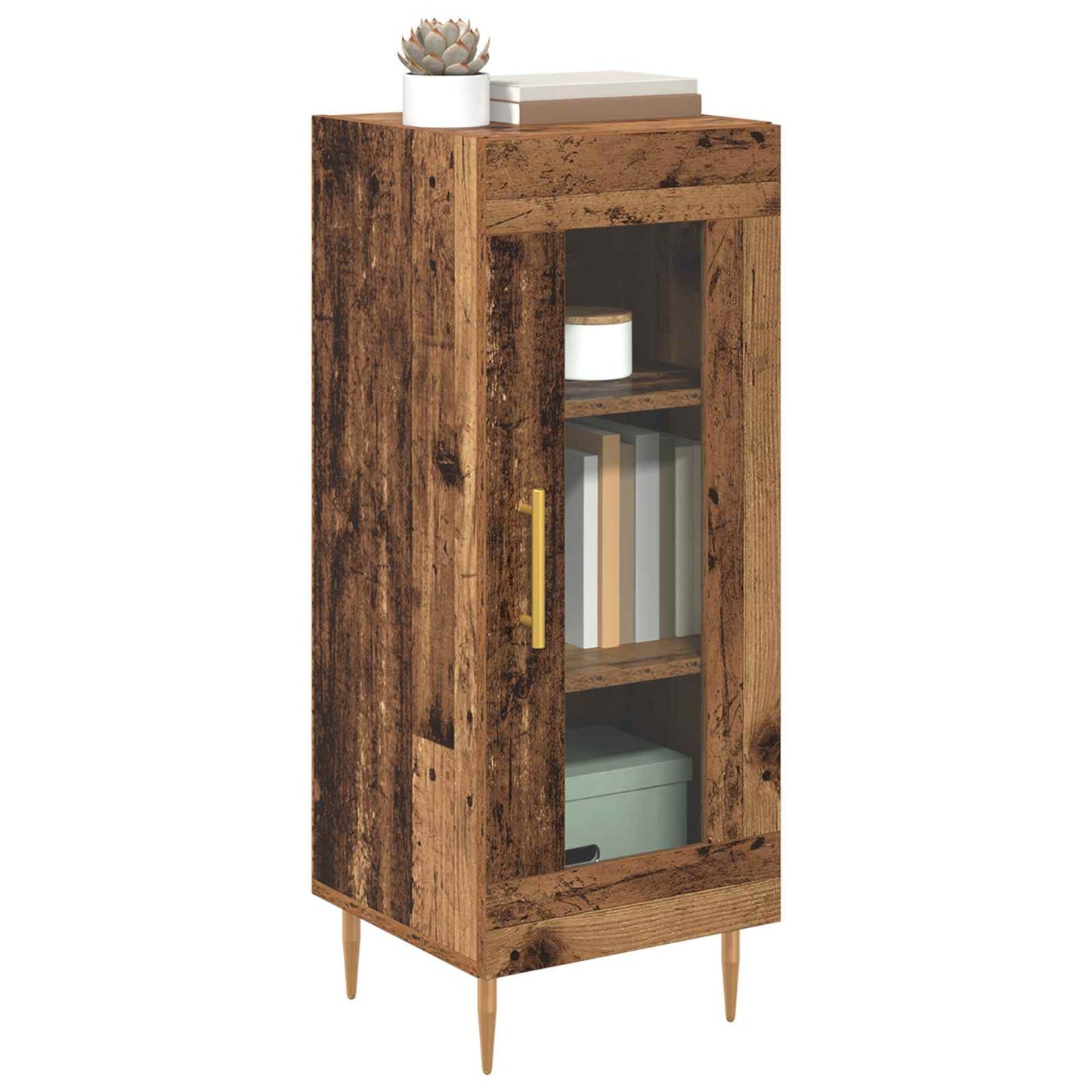 Sideboard Old wood 34 x 34.5 x 90 cm Engineered wood