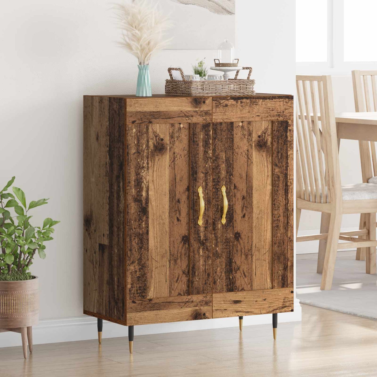 Sideboard Old Wood 69.5 x 34 x 90 cm Engineered Wood