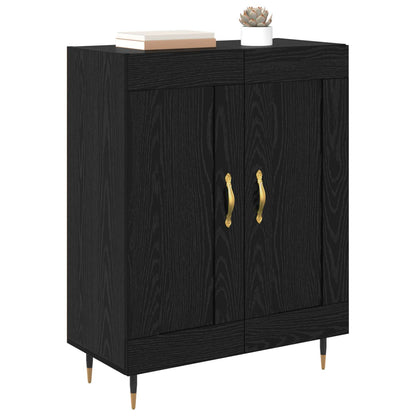 Sideboard Black Oak 69.5 x 34 x 90 cm Engineered Wood