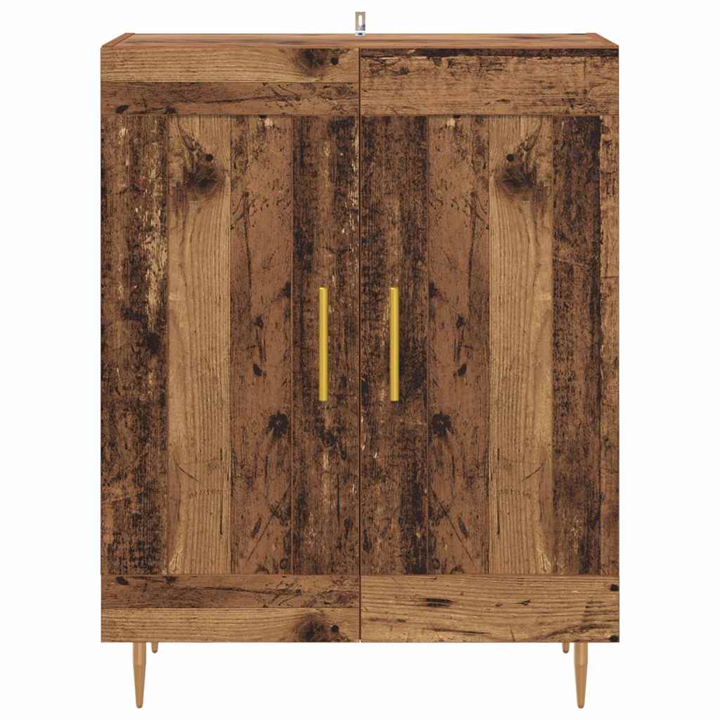 Sideboard Old Wood 69.5 x 34 x 90 cm Engineered Wood and Iron