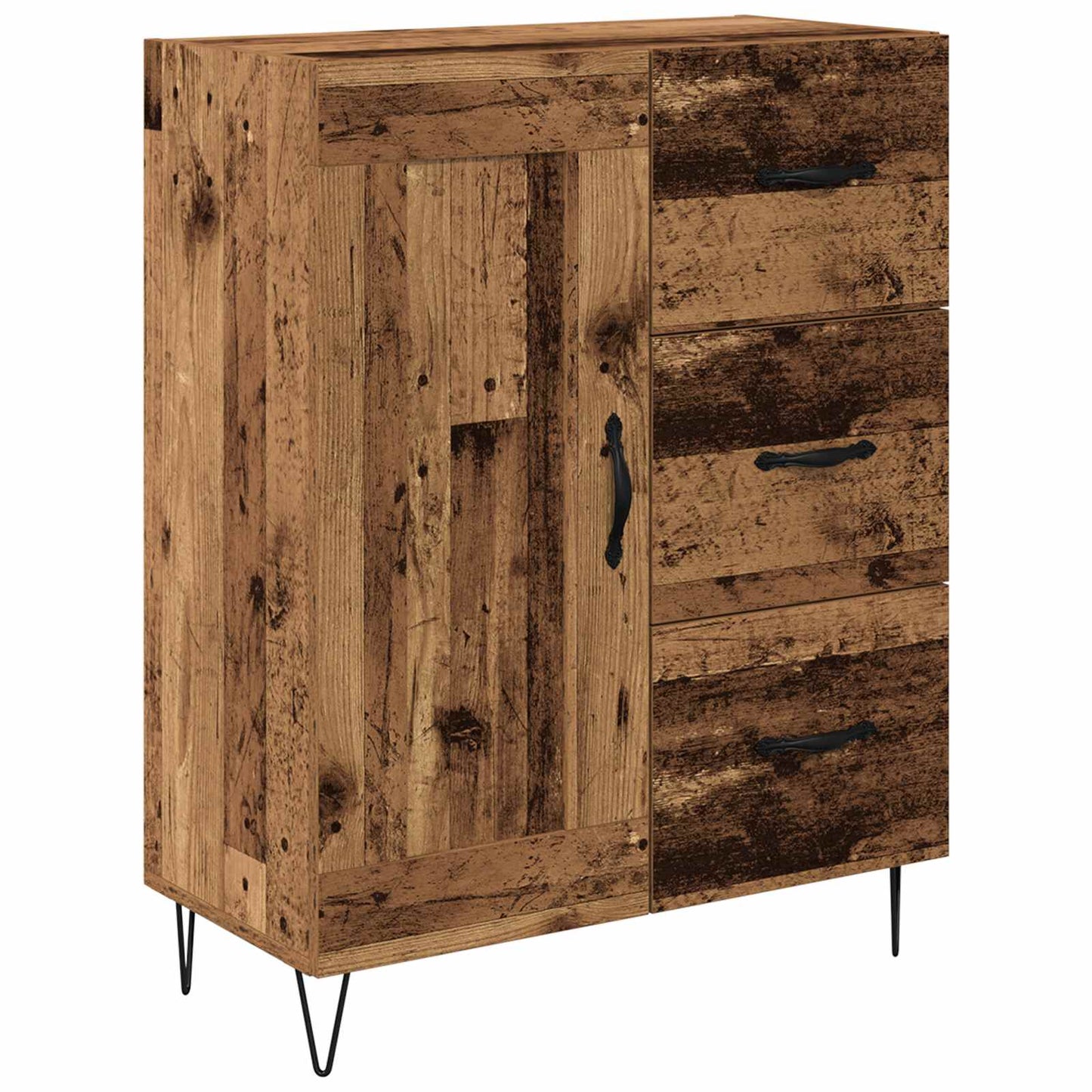 Sideboard Old Wood 69.5 x 34 x 90 cm Engineered Wood
