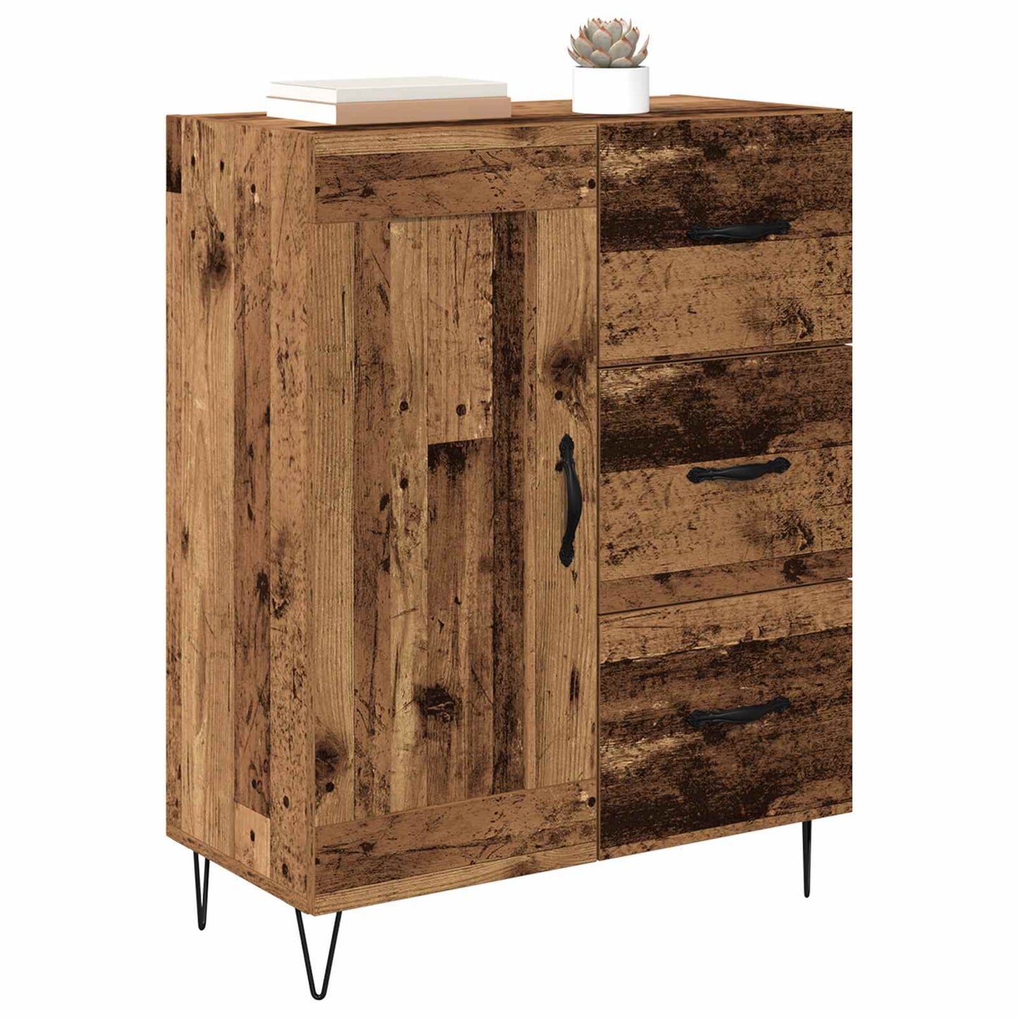 Sideboard Old Wood 69.5 x 34 x 90 cm Engineered Wood