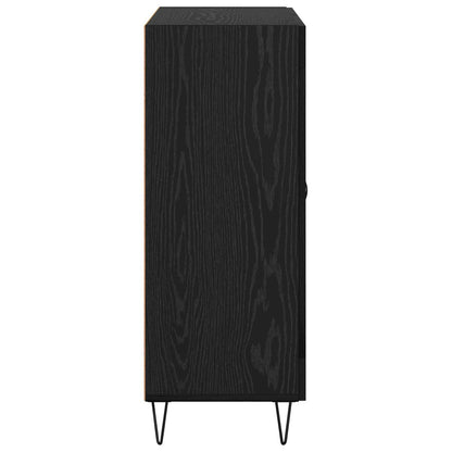 Sideboard Black Oak 69.5 x 34 x 90 cm Engineered Wood