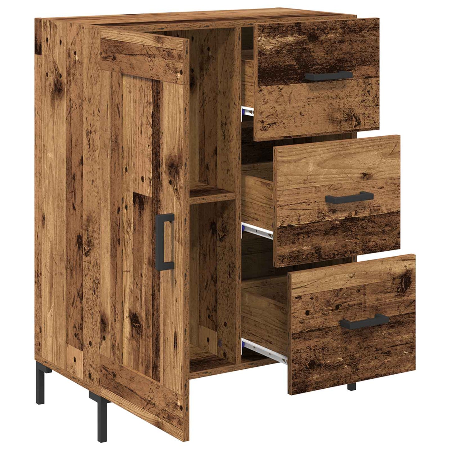 Sideboard Old wood 69.5 x 34 x 90 cm Engineered wood