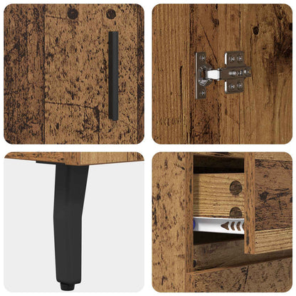 Sideboard Old Wood 69.5 x 34 x 90 cm Engineered Wood and Iron