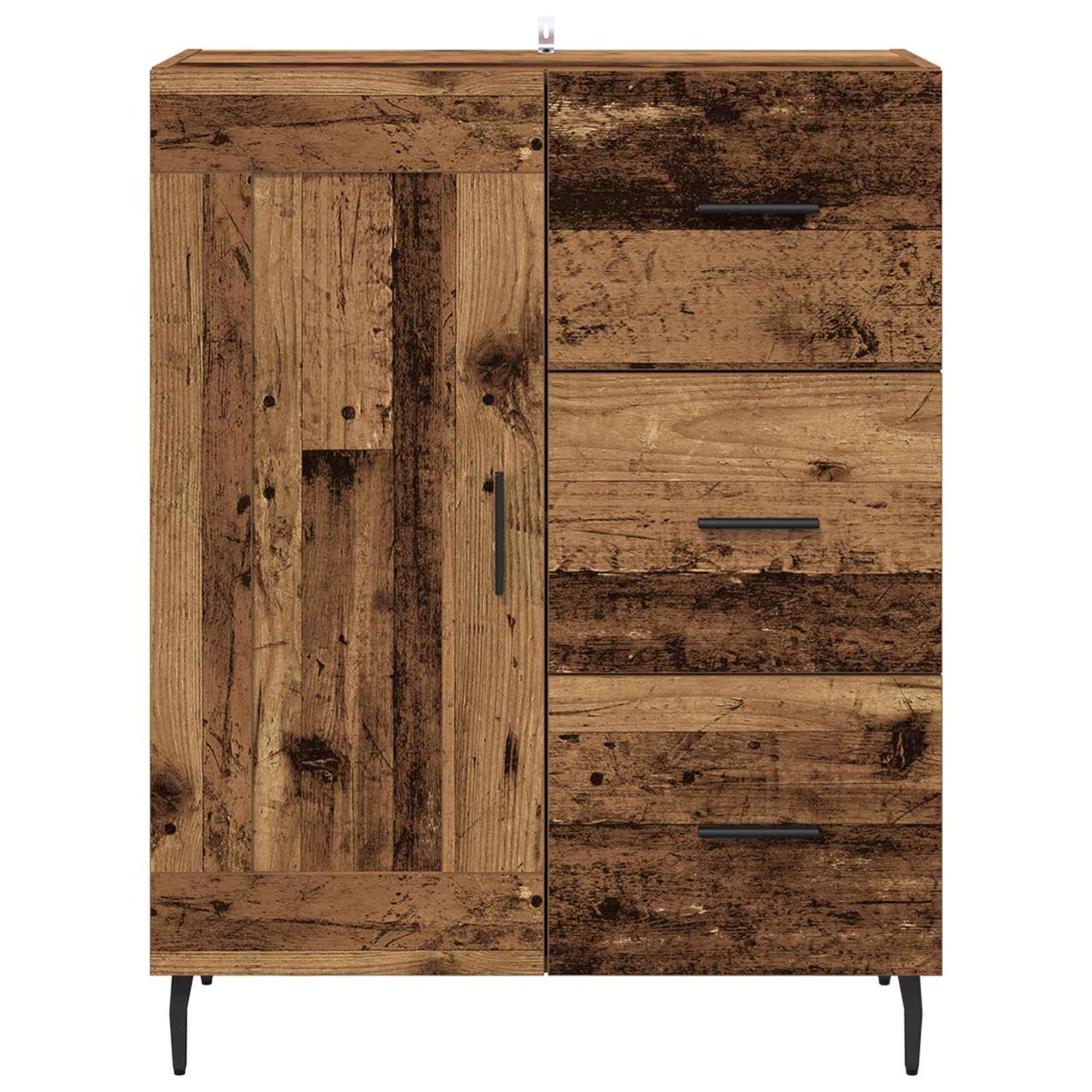 Sideboard Old Wood 69.5 x 34 x 90 cm Engineered Wood and Iron