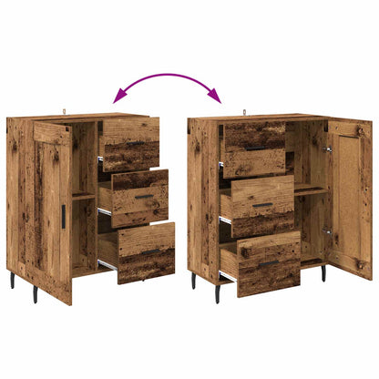 Sideboard Old Wood 69.5 x 34 x 90 cm Engineered Wood and Iron