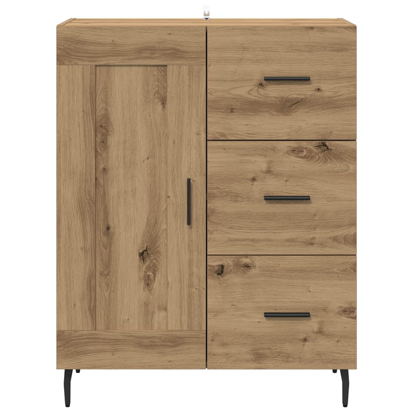 Sideboard with Drawer Artisan Oak 69.5 x 34 x 90 cm