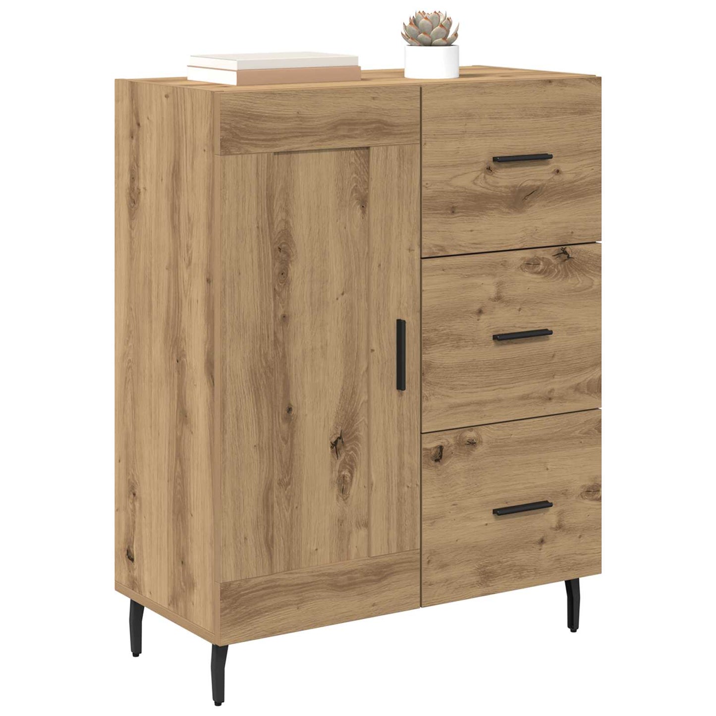 Sideboard with Drawer Artisan Oak 69.5 x 34 x 90 cm