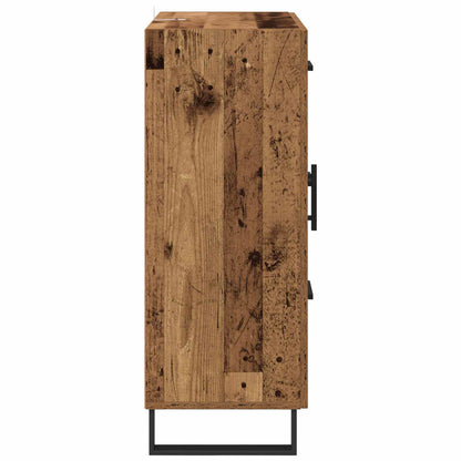 Sideboard Old Wood 69.5 x 34 x 90 cm Engineered Wood and Iron