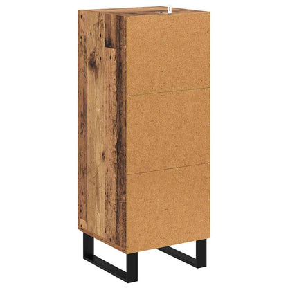 Sideboard Old Wood 34.5 x 34 x 90 cm Engineered Wood and Iron