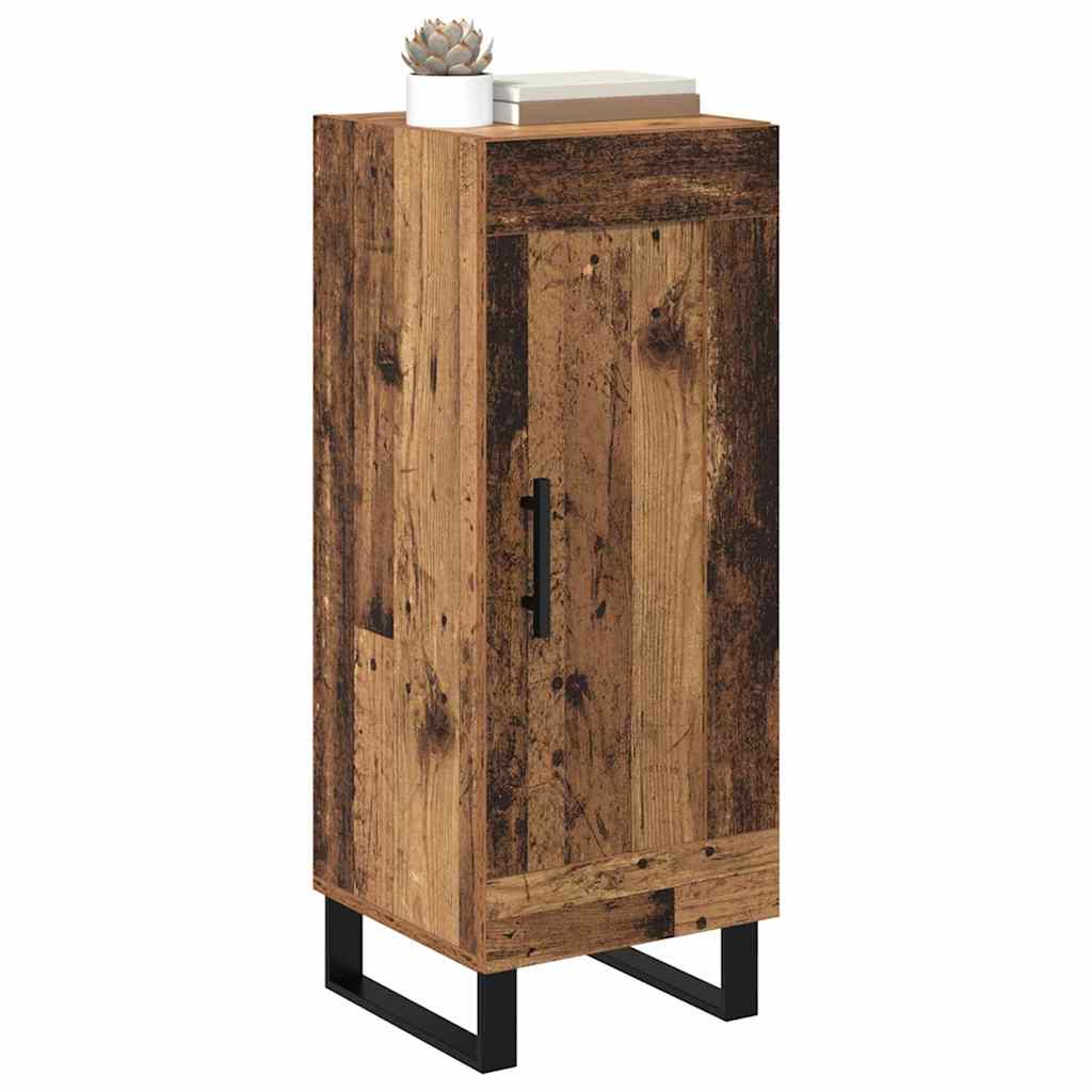Sideboard Old Wood 34.5 x 34 x 90 cm Engineered Wood and Iron