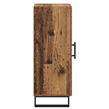 Sideboard Old Wood 34.5 x 34 x 90 cm Engineered Wood and Iron