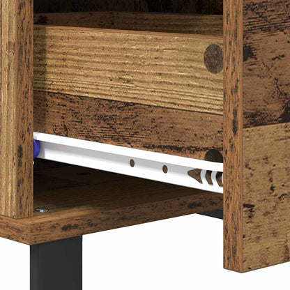Coffee Table Old Wood 55 x 55 x 36.5 cm Engineered Wood