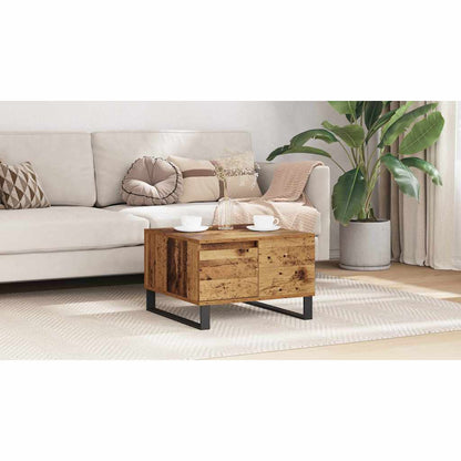 Coffee Table Old Wood 55 x 55 x 36.5 cm Engineered Wood