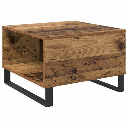 Coffee Table Old Wood 55 x 55 x 36.5 cm Engineered Wood