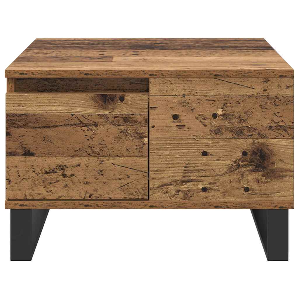 Coffee Table Old Wood 55 x 55 x 36.5 cm Engineered Wood