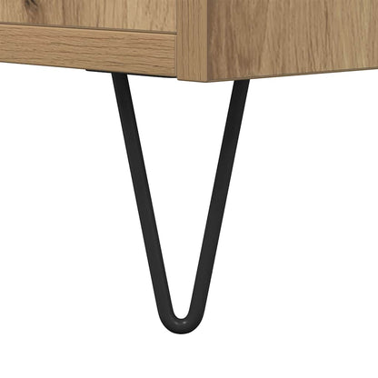 Coffee Table Artisan Oak 80 x 80 x 36.5 cm Engineered Wood
