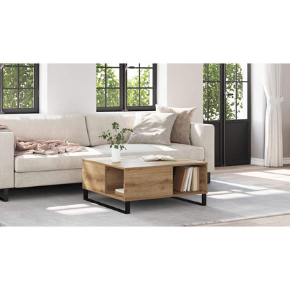 Coffee Table Artisan Oak 80 x 80 x 36.5 cm Engineered Wood