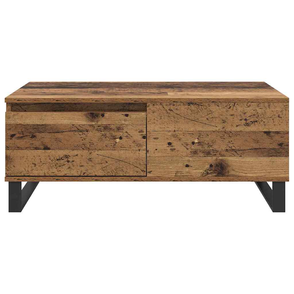 Coffee Table Old Wood 90 x 50 x 36.5 cm Engineered Wood