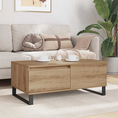Coffee Table Artisan Oak 90 x 50 x 36.5 cm Engineered Wood