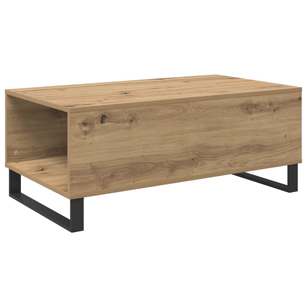 Coffee Table Artisan Oak 90 x 50 x 36.5 cm Engineered Wood
