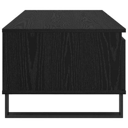 Coffee Table Black Oak 90 x 50 x 36.5 cm Engineered Wood