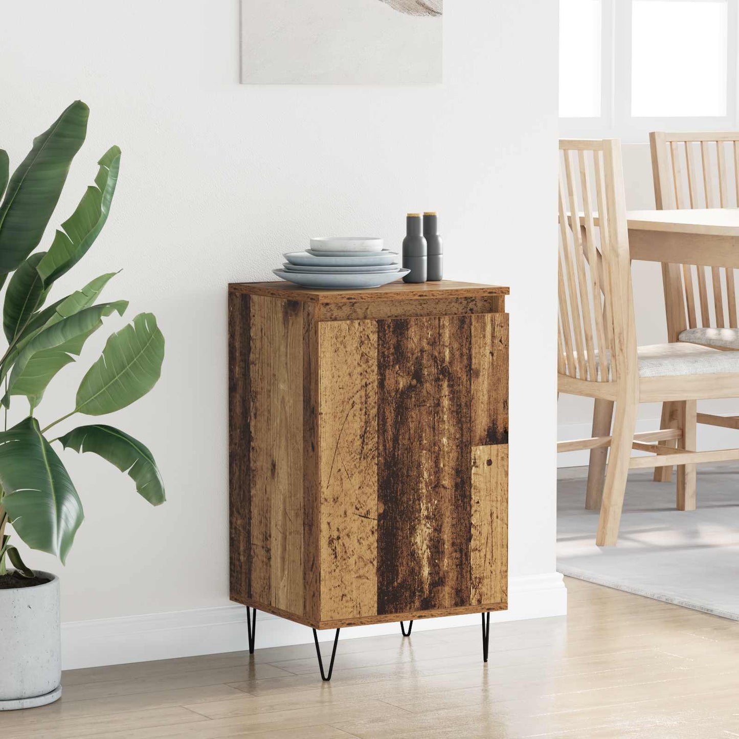 Sideboard Wall-mounted Old Wood 40 x 35 x 70 cm Engineered Wood