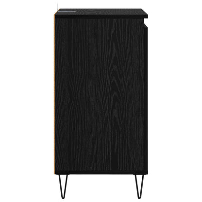 Sideboard Black Oak 40 x 35 x 70 cm Engineered Wood