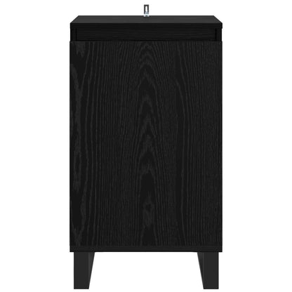 Sideboard Black Oak 40 x 35 x 70 cm Engineered Wood