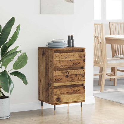 Sideboard with Drawer Old wood 35 x 40 x 70 cm Engineered wood