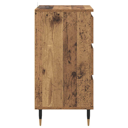 Sideboard with Drawer Old wood 35 x 40 x 70 cm Engineered wood