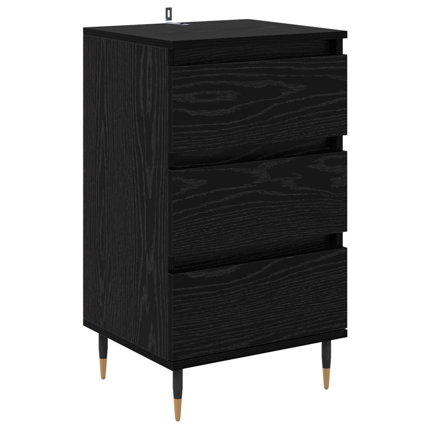 Sideboard Black oak 35 x 40 x 70 cm Engineered Wood