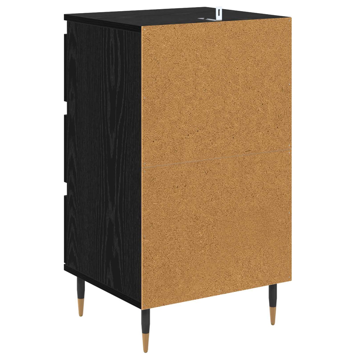 Sideboard Black oak 35 x 40 x 70 cm Engineered Wood