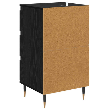 Sideboard Black oak 35 x 40 x 70 cm Engineered Wood