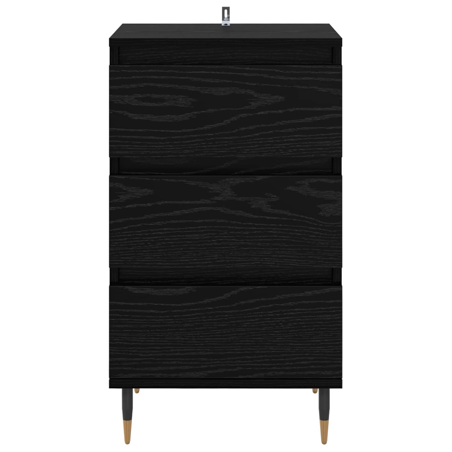 Sideboard Black oak 35 x 40 x 70 cm Engineered Wood