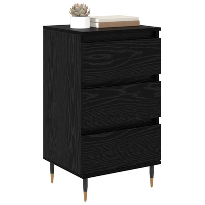Sideboard Black oak 35 x 40 x 70 cm Engineered Wood