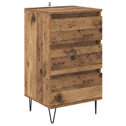 Sideboard Old Wood 40 x 35 x 70 cm Engineered Wood and Iron