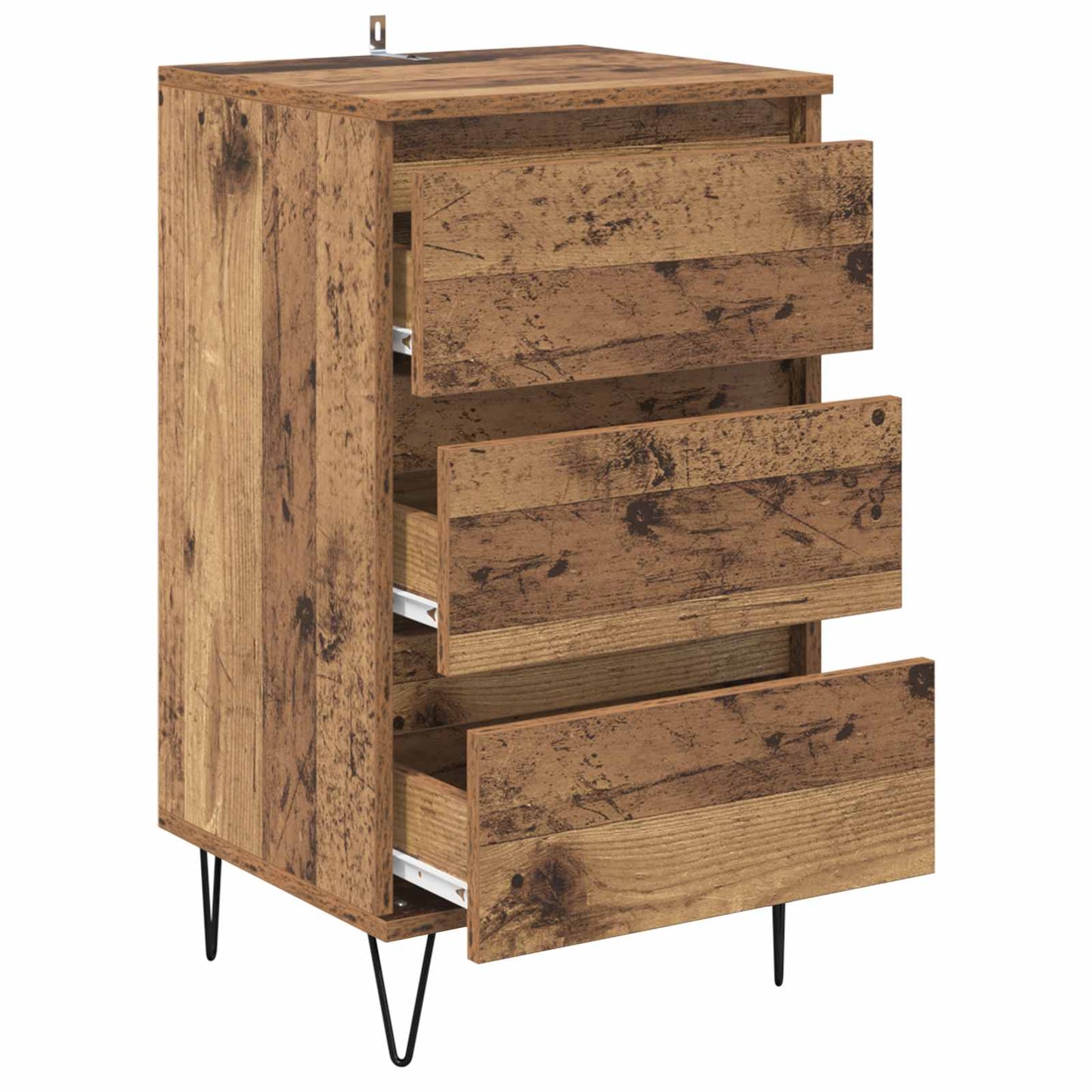 Sideboard Old Wood 40 x 35 x 70 cm Engineered Wood and Iron